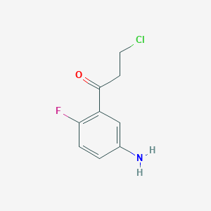 1-(5-Amino-2-fluorophenyl)-3-chloropropan-1-one