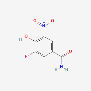 3-Fluoro-4-hydroxy-5-nitrobenzamide