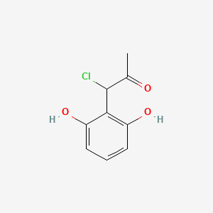 1-Chloro-1-(2,6-dihydroxyphenyl)propan-2-one