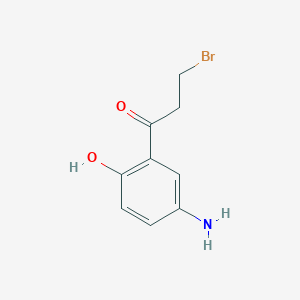 1-(5-Amino-2-hydroxyphenyl)-3-bromopropan-1-one