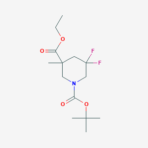 1-Tert-butyl 3-ethyl 5,5-difluoro-3-methylpiperidine-1,3-dicarboxylate