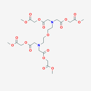 molecular formula C24H36N2O17 B014044 四乙酰氧基甲基双(2-氨基乙基)醚N,N,N',N'-四乙酸 CAS No. 887407-56-9