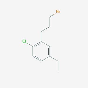 1-(3-Bromopropyl)-2-chloro-5-ethylbenzene