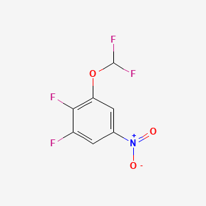 1,2-Difluoro-3-difluoromethoxy-5-nitrobenzene