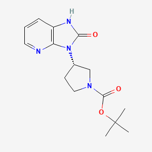 Tert-butyl (3S)-3-(2-oxo-1,2-dihydro-3H-imidazo[4,5-B]pyridin-3-YL)pyrrolidine-1-carboxylate