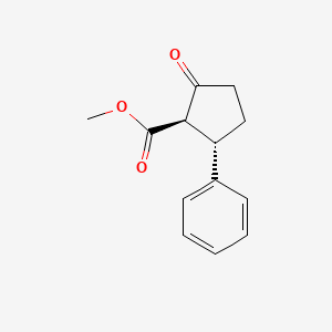 Methyl (1R,5S)-2-oxo-5-phenylcyclopentane-1-carboxylate