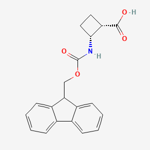 (1S,2R)-2-(9H-fluoren-9-ylmethoxycarbonylamino)cyclobutanecarboxylic acid