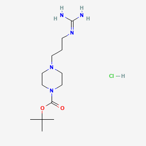 Tert-butyl 4-(3-guanidinopropyl)piperazine-1-carboxylate hcl