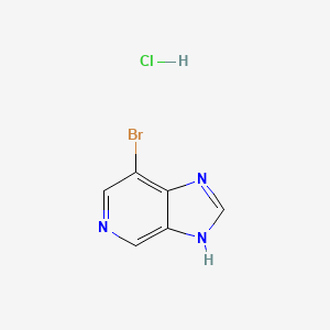 molecular formula C6H5BrClN3 B14044355 7-Bromoimidazo[4,5-c]pyridine HCl 