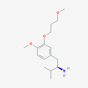 (R)-1-(4-Methoxy-3-(3-methoxypropoxy)phenyl)-3-methylbutan-2-amine