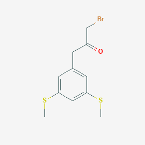 1-(3,5-Bis(methylthio)phenyl)-3-bromopropan-2-one