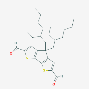 7,7-bis(2-ethylhexyl)-3,11-dithiatricyclo[6.3.0.02,6]undeca-1(8),2(6),4,9-tetraene-4,10-dicarbaldehyde