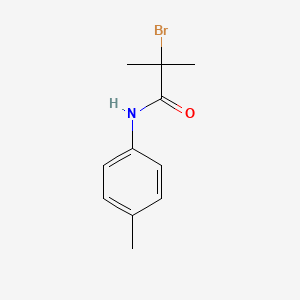 molecular formula C11H14BrNO B1404449 2-bromo-2-methyl-N-(4-methylphenyl)propanamide CAS No. 2322-49-8