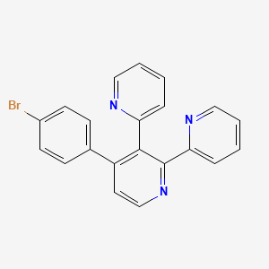 4-(4-Bromophenyl)-2,3-dipyridin-2-ylpyridine