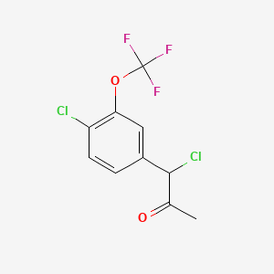 1-Chloro-1-(4-chloro-3-(trifluoromethoxy)phenyl)propan-2-one