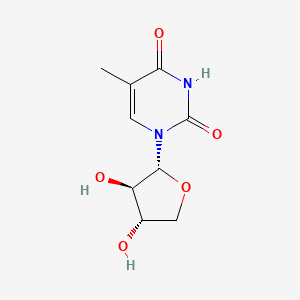 molecular formula C9H12N2O5 B14044506 1-[(2R,3R,4S)-3,4-dihydroxyoxolan-2-yl]-5-methylpyrimidine-2,4-dione 