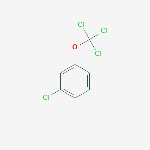 molecular formula C8H6Cl4O B1404453 2-氯-1-甲基-4-(三氯甲氧基)苯 CAS No. 1404194-40-6