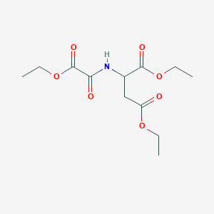 molecular formula C12H19NO7 B14044570 Diethyl 2-(2-ethoxy-2-oxoacetamido)succinate 