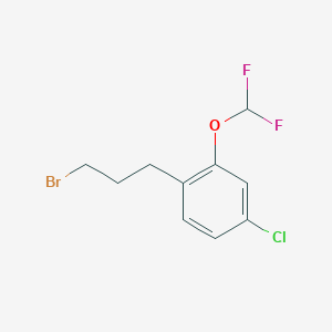 1-(3-Bromopropyl)-4-chloro-2-(difluoromethoxy)benzene