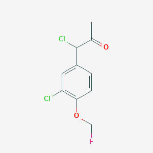 1-Chloro-1-(3-chloro-4-(fluoromethoxy)phenyl)propan-2-one