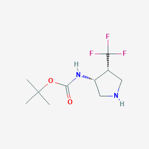 tert-butyl ((3R,4R)-4-(trifluoromethyl)pyrrolidin-3-yl)carbamate