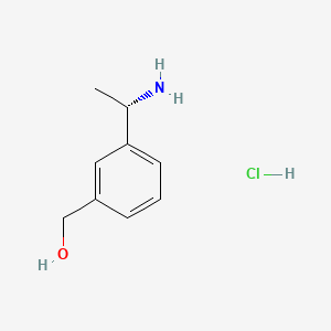 (S)-(3-(1-Aminoethyl)phenyl)methanol hydrochloride