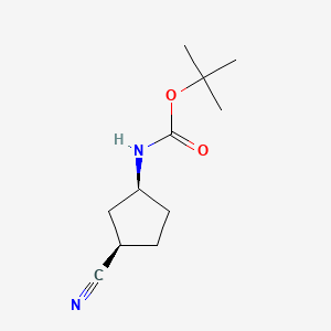 Tert-butyl ((1S,3R)-3-cyanocyclopentyl)carbamate