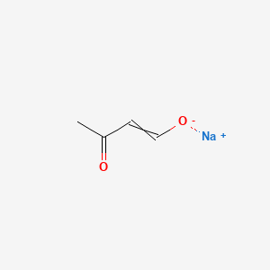 molecular formula C4H5NaO2 B14044693 Sodium;3-oxobut-1-en-1-olate 