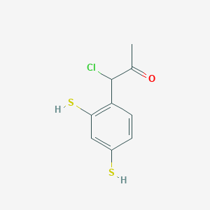 1-Chloro-1-(2,4-dimercaptophenyl)propan-2-one