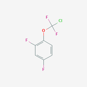 B1404473 1-[Chloro(difluoro)methoxy]-2,4-difluoro-benzene CAS No. 123572-68-9