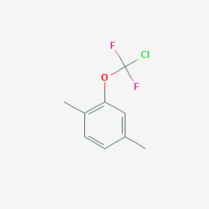 B1404474 2-[Chloro(difluoro)methoxy]-1,4-dimethyl-benzene CAS No. 1404195-03-4