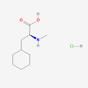 (2S)-3-cyclohexyl-2-(methylamino)propanoic acid;hydrochloride