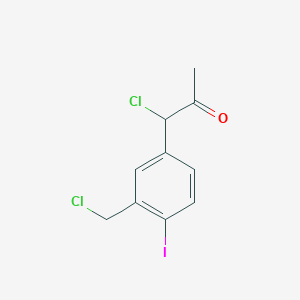 1-Chloro-1-(3-(chloromethyl)-4-iodophenyl)propan-2-one