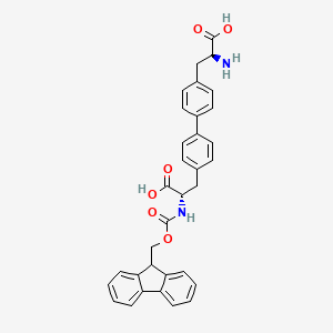 molecular formula C33H30N2O6 B14044795 Fmoc-4-phenyl-phe-OH 