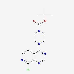 tert-Butyl 4-(8-chloropyrido[3,4-d]pyrimidin-4-yl)piperazine-1-carboxylate