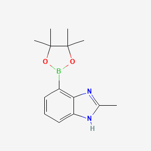 2-Methyl-4-(4,4,5,5-tetramethyl-1,3,2-dioxaborolan-2-YL)-benzo[D]imidazole