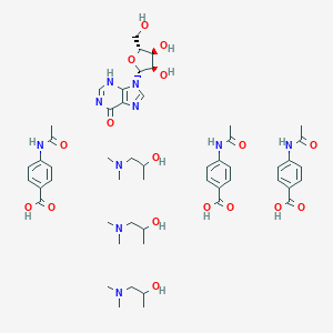 molecular formula C52H78N10O17 B140449 异丙肌苷 CAS No. 36703-88-5