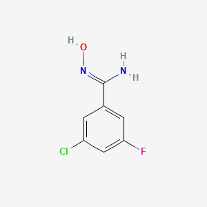 3-Chloro-5-fluoro-N'-hydroxybenzimidamide