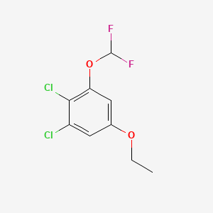 1,2-Dichloro-3-difluoromethoxy-5-ethoxybenzene