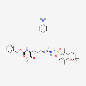 Cbz-L-arg(pmc)-OH.cha