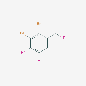 1,2-Dibromo-3,4-difluoro-6-(fluoromethyl)benzene