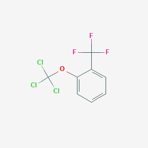 B1404499 1-(Trichloromethoxy)-2-(trifluoromethyl)benzene CAS No. 1404194-96-2