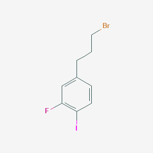 1-(3-Bromopropyl)-3-fluoro-4-iodobenzene