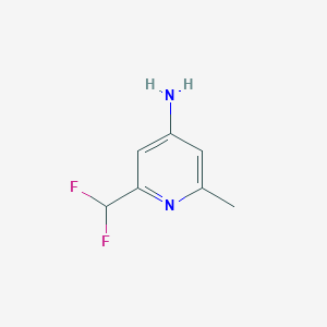 2-(Difluoromethyl)-6-methylpyridin-4-amine