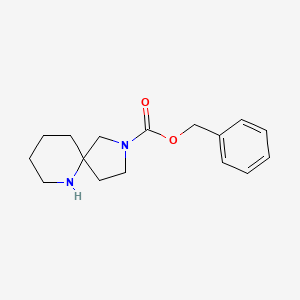 molecular formula C16H22N2O2 B1404506 2-Cbz-2,6-二氮杂螺[4.5]癸烷 CAS No. 1086394-79-7