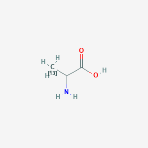 molecular formula C3H7NO2 B140451 DL-丙氨酸-3-13C CAS No. 131157-42-1