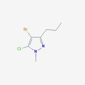 4-Bromo-5-chloro-1-methyl-3-propyl-pyrazole