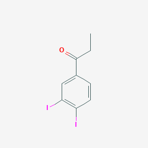 1-(3,4-Diiodophenyl)propan-1-one