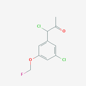 1-Chloro-1-(3-chloro-5-(fluoromethoxy)phenyl)propan-2-one