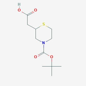 4-Boc-thiomorpholine-2-acetic acid